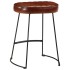 Taburetes de bar 2 uds marrón oscuro 40x29,5x53
