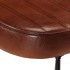 Taburetes de bar 2 uds marrón oscuro 40x29,5x53
