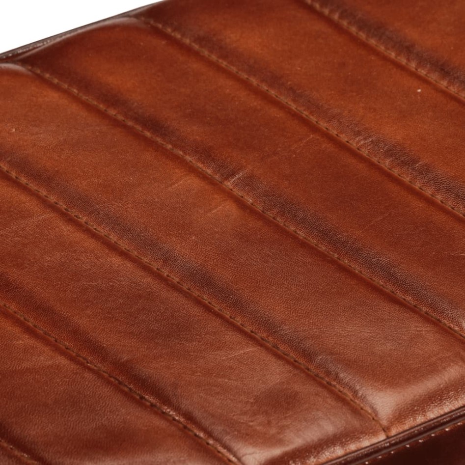 Taburetes de bar 2 uds marrón oscuro 40x29,5x53