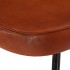 Taburetes de bar 2 uds marrón oscuro 41x29x62