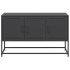 Mueble para TV de acero negro 100,5x39x60,5