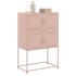 Aparador de acero rosa 68,5x38,5x107
