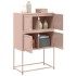 Aparador de acero rosa 68,5x38,5x107