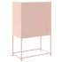 Aparador de acero rosa 68,5x38,5x107