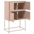 Aparador de acero rosa 68,5x38,5x107