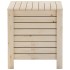 Caja de almacenaje con tapa RANA madera maciza pino 60x49x54
