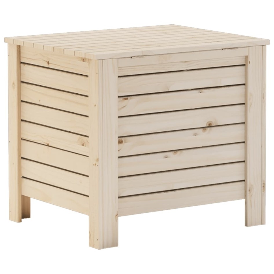 Caja de almacenaje con tapa RANA madera maciza pino 60x49x54