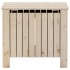 Caja de almacenaje con tapa RANA madera maciza pino 60x49x54