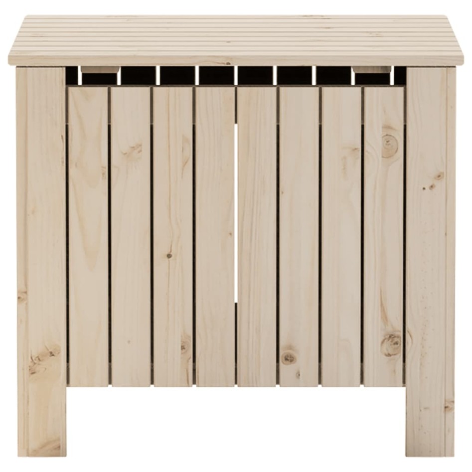 Caja de almacenaje con tapa RANA madera maciza pino 60x49x54