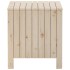 Caja de almacenaje con tapa RANA madera maciza pino 60x49x54