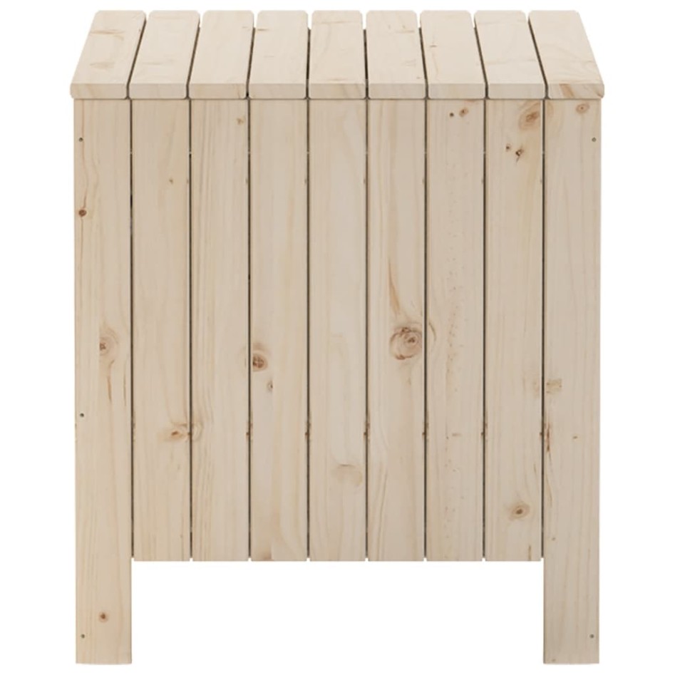 Caja de almacenaje con tapa RANA madera maciza pino 60x49x54