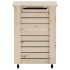 Cesta ropa sucia con ruedas RANA madera maciza pino 45x45x64