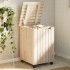 Cesta ropa sucia con ruedas RANA madera maciza pino 45x45x64