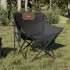 Sillas de camping con bolsillo plegables 2 unidades