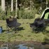 Sillas de camping con bolsillo plegables 2 unidades