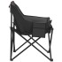 Sillas de camping con bolsillo plegables 2 unidades