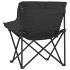 Sillas de camping con bolsillo plegables 2 unidades