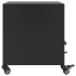 Mesitas de noche 2 uds acero negra 36x39x43,5