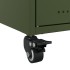 Mueble de TV de acero verde oliva 68x39x43,5