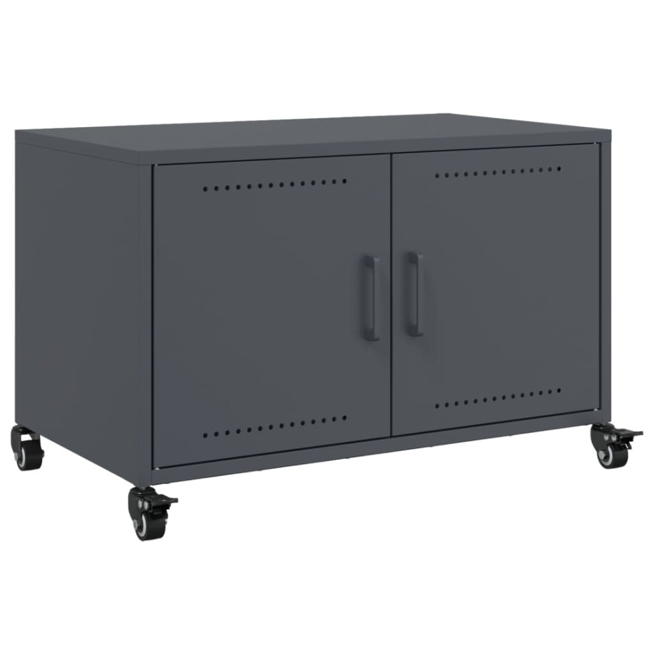 Mueble para TV acero laminado en frío antracita 68x39x43,5