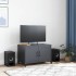 Mueble para TV acero laminado en frío antracita 68x39x43,5