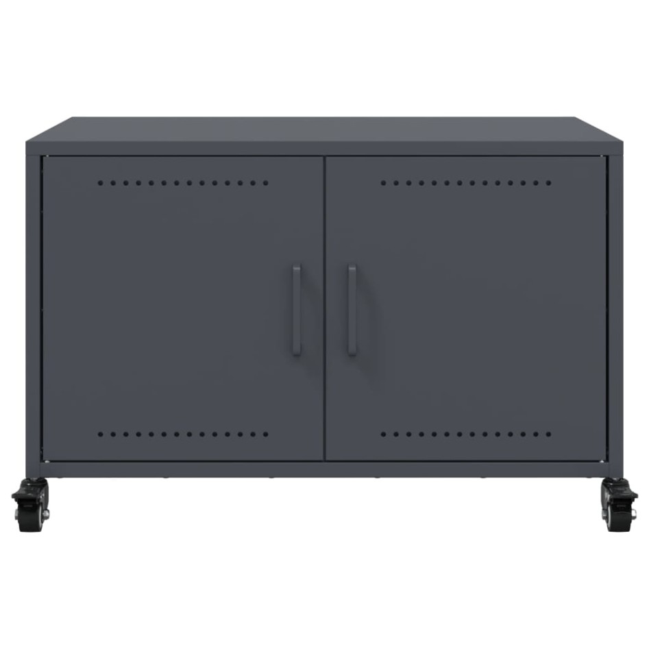 Mueble para TV acero laminado en frío antracita 68x39x43,5