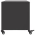 Mueble de TV acero negro 68x39x43,5