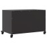 Mueble de TV acero negro 68x39x43,5