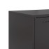 Mueble de TV acero negro 68x39x43,5