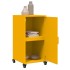 Aparador de acero amarillo mostaza 36x39x72