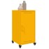 Aparador de acero amarillo mostaza 36x39x72