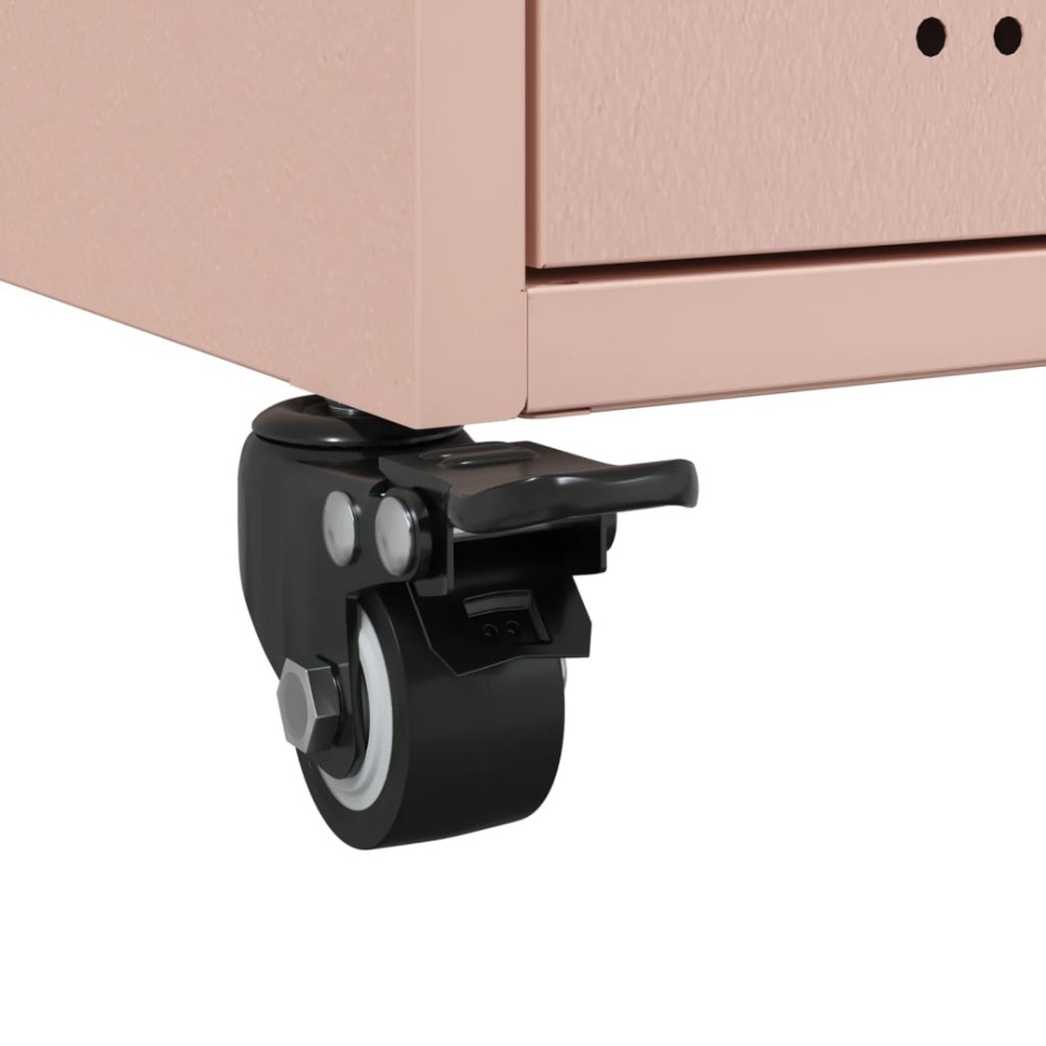 Aparador de acero rosa 36x39x72