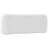 Cabecero de cama acolchado cuero sintético blanco 140