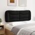 Cabecero de cama acolchado tela negro 140