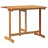 Mesa de balcón plegable madera maciza de acacia 90x60x72