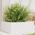 Jardinera de madera maciza de pino blanca 60x60x23
