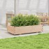 Jardinera de madera maciza de pino 110x60x26,5