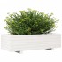 Jardinera de madera maciza de pino blanco 90x40x26,5