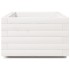 Jardinera de madera maciza de pino blanco 90x40x26,5