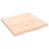 Tablero de mesa madera maciza roble sin tratar 60x60x(2-4)