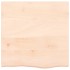 Tablero de mesa madera maciza roble sin tratar 60x60x(2-4)