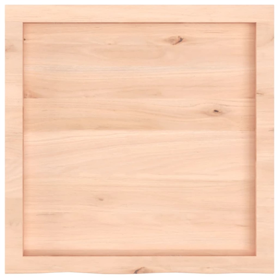Tablero de mesa madera maciza roble sin tratar 60x60x(2-4)