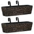 Conjunto de jardineras 2 unidades jacinto de agua