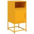 Mesitas de noche 2 uds acero amarillo mostaza 36x39x78