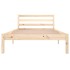 Estructura de cama sin colchón madera maciza de pino 100x200