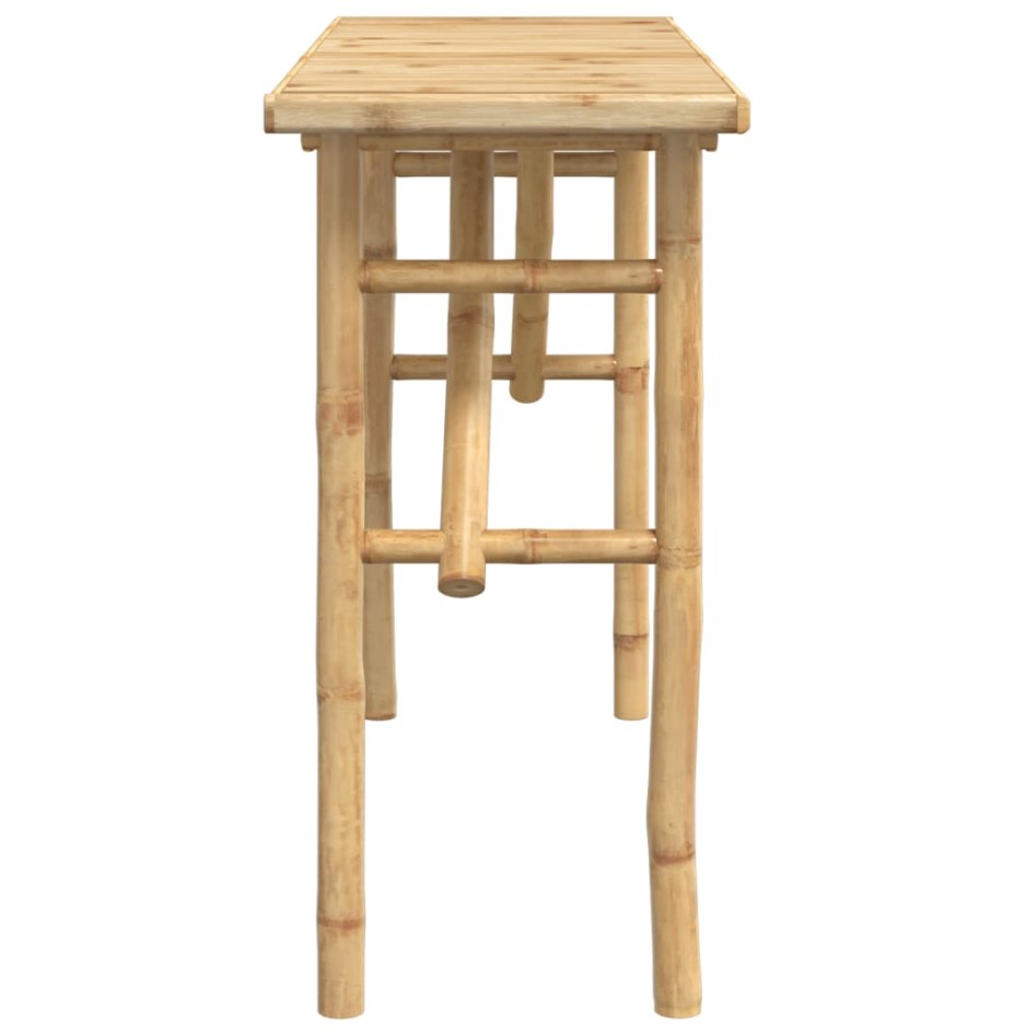 Mesa consola de bambú 115x39x75