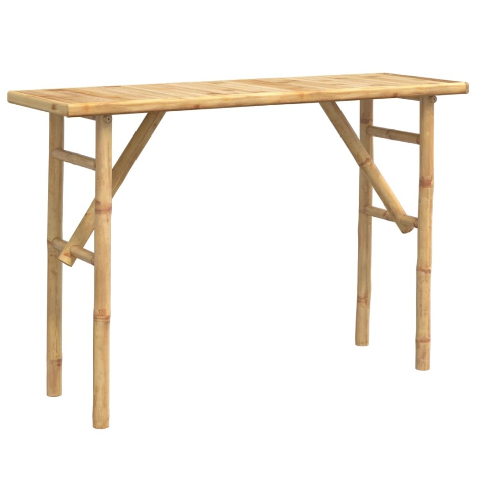 Mesa consola de bambú 115x39x75