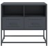 Mueble para TV de acero gris antracita 68x39x60,5