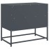 Mueble para TV de acero gris antracita 68x39x60,5