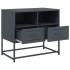 Mueble para TV de acero gris antracita 68x39x60,5